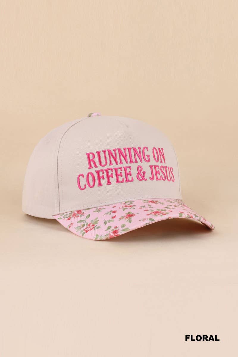 Coffee & Jesus Two Tone Cotton Hat