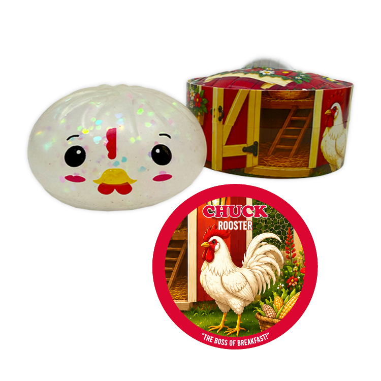 Fun Doh Farm Barnyard Squishy Dumpling Toy - 12/Display