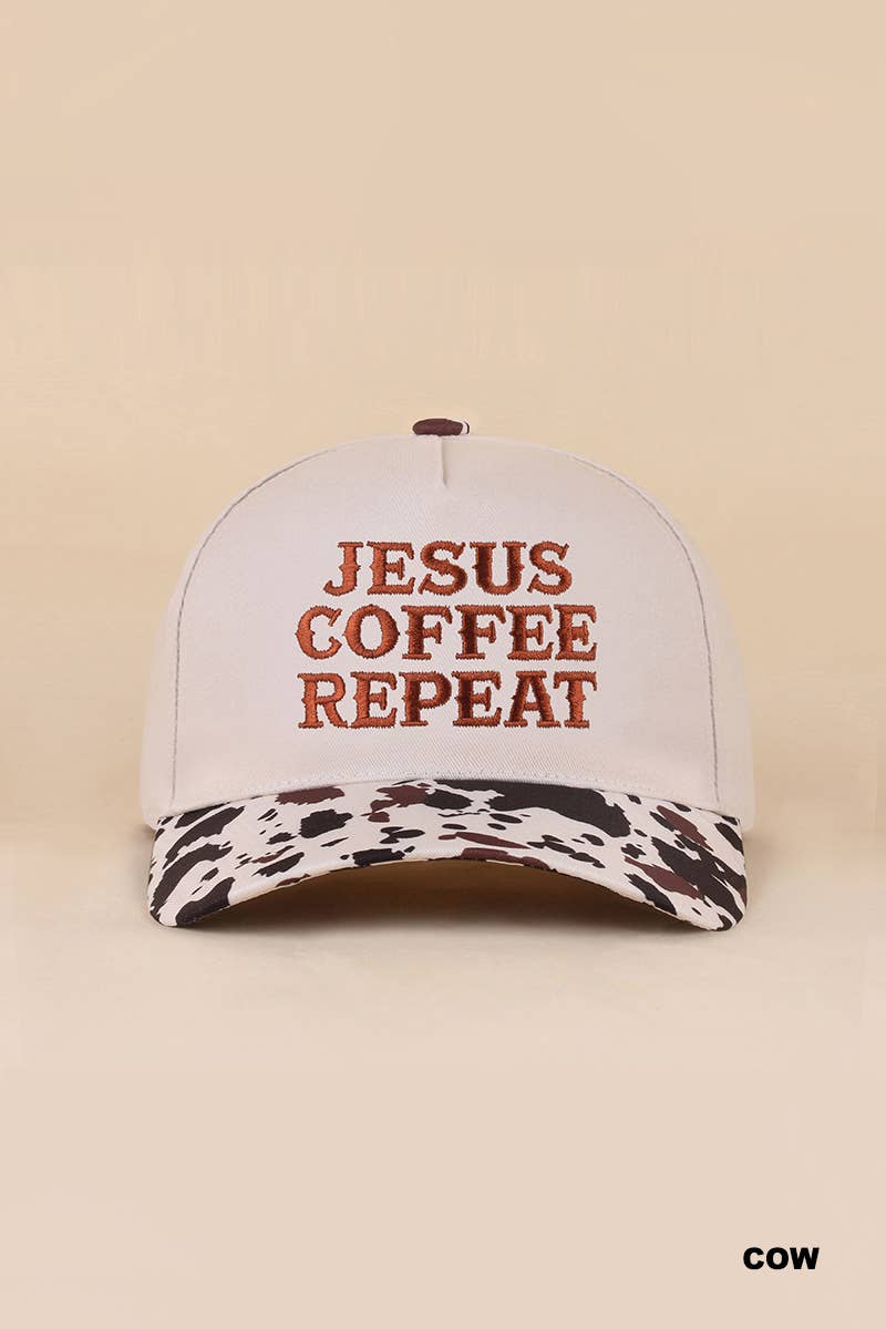 Coffee & Jesus Two Tone Cotton Hat
