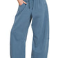Fleece Barrel Leg Sweatpants