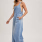 DENIM OVERALL JUMPSUIT
