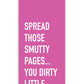 Smutty Pages Bookmark
