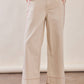 Floral Embroidered Cropped Wide-Leg Pants LP0276