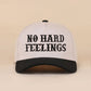 No Hard Feelings Two Tone Canvas Cotton Cap