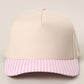Small Gingham Check Two-Tone Trucker Hat
