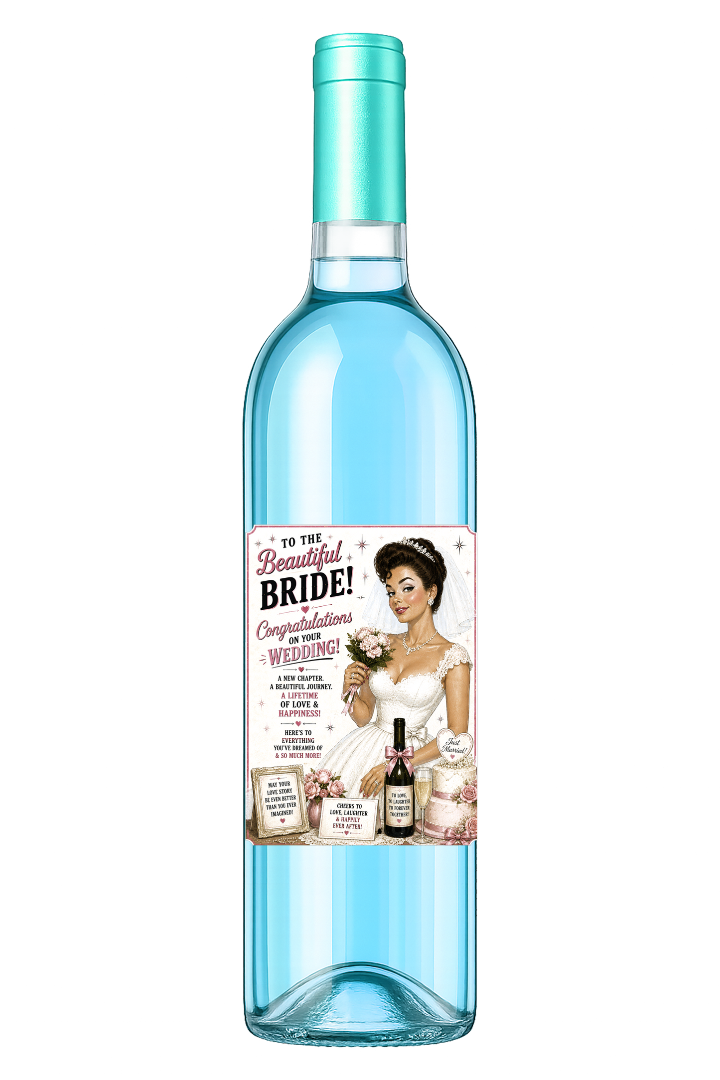 Sassy Girl, Wine Label, Bride