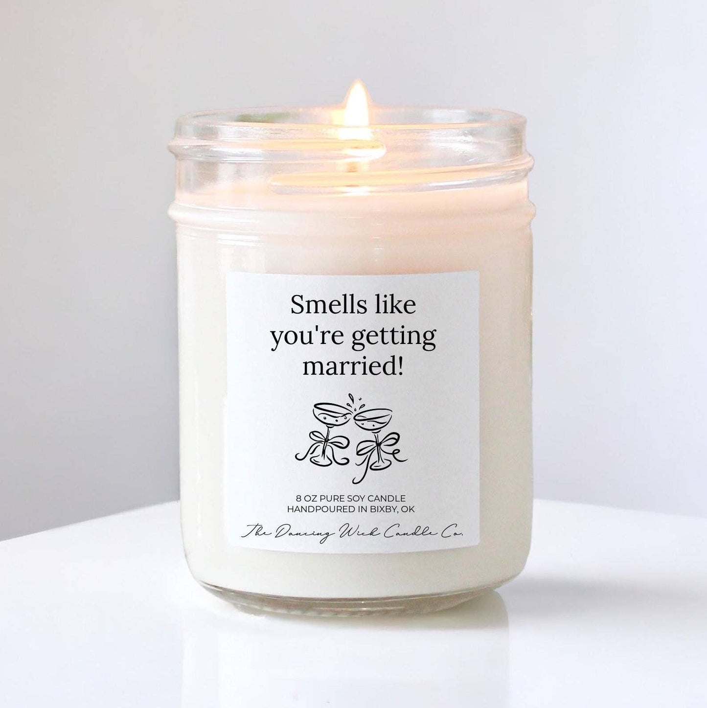 Congrats on your Engagement / Wedding Cake Candle