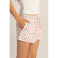 Polka Dot Drawstring Shorts