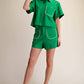 High Waist Front Pocket Shorts