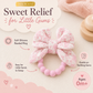 Baby Crinkle Teether Toy, Pink Bow