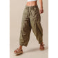 MID RISE WIDE LEG PANTS  WITH POCKETS