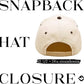 Two Tone Vintage Snapback Hat - Polka Dots - Brown/Beige