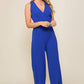 Cross Back Wide Leg Jumpsuit