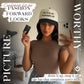 Two Tone Cap -  Put It On My Husband's Tab - Black/Beige