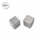 Gold and Silver Luxe Solid Metal Mahjong Dice Gift Ready