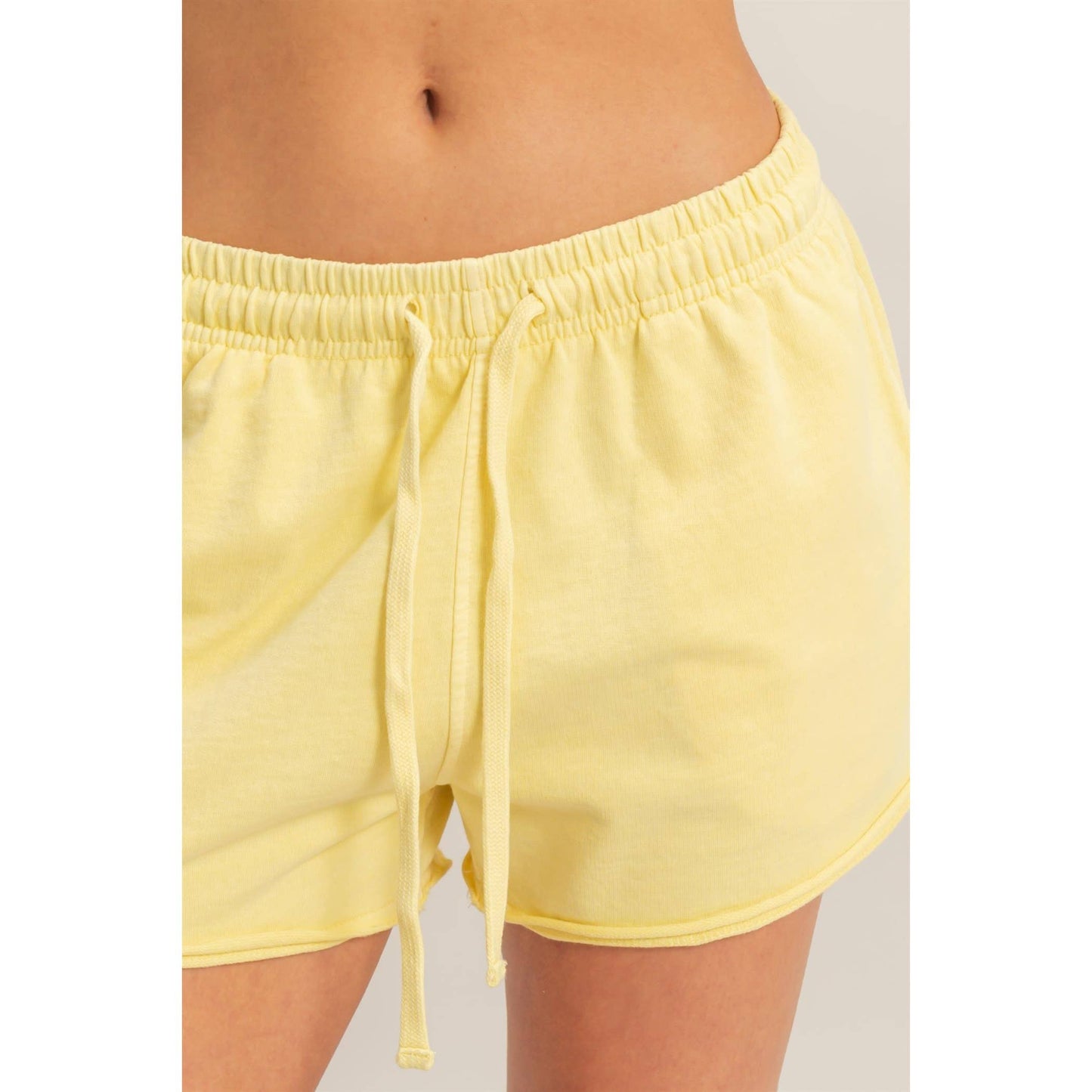 Short Sleeve Crew Neck Top And Shorts Set