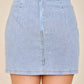 Pinstripe Utility Mini Skort with Built-In Shorts