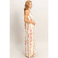 Floral Spaghetti Strap Top & Pants Set