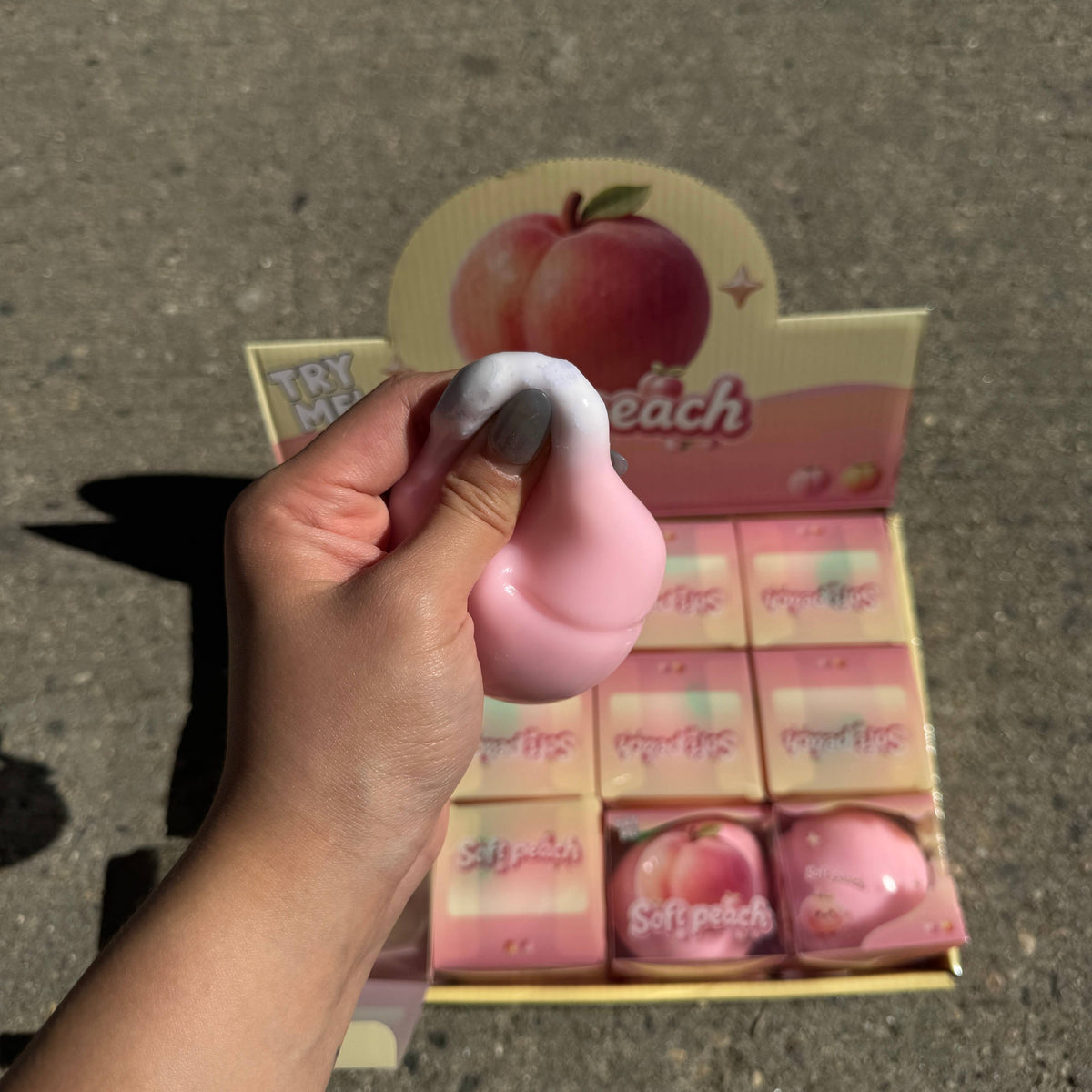 Crackling Crunchy Peach Squishy 12/pk | BR234
