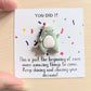 Mini Congratulations Card for Encouragement & Graduation 