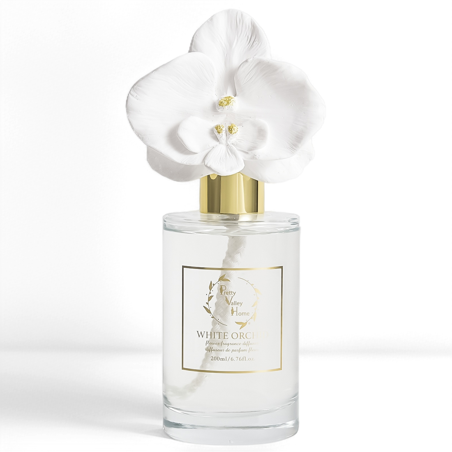 Orchid Flower Diffuser Gift Set - White Orchid