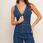 A washed denim jumpsuit - IP9012