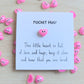 Pocket Hug Mini Card - Handmade Keepsake with Personal Note