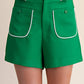 High Waist Front Pocket Shorts