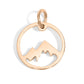 Stainless Steel Mountain Charm