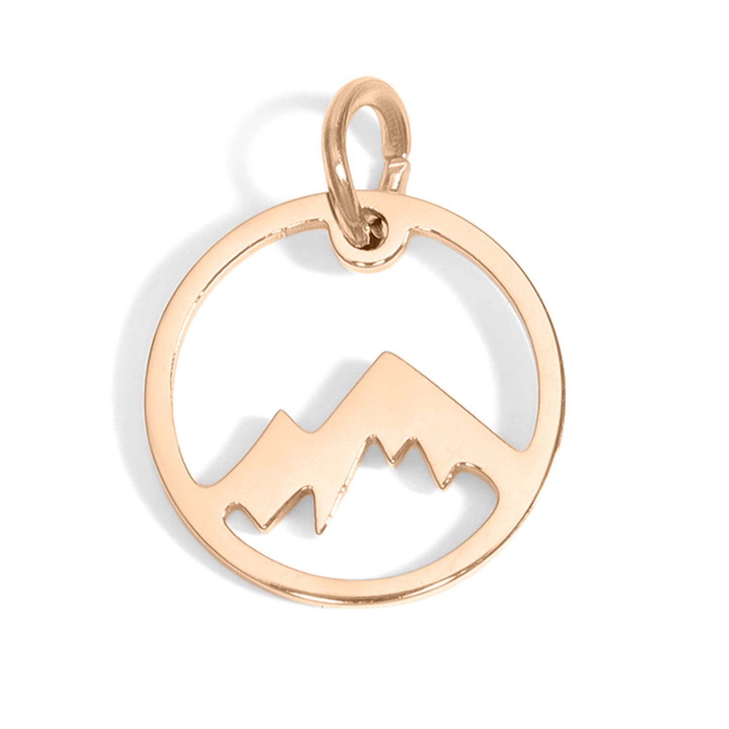 Stainless Steel Mountain Charm