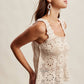 Crochet Lace Square Neck Tank Top LCR0117