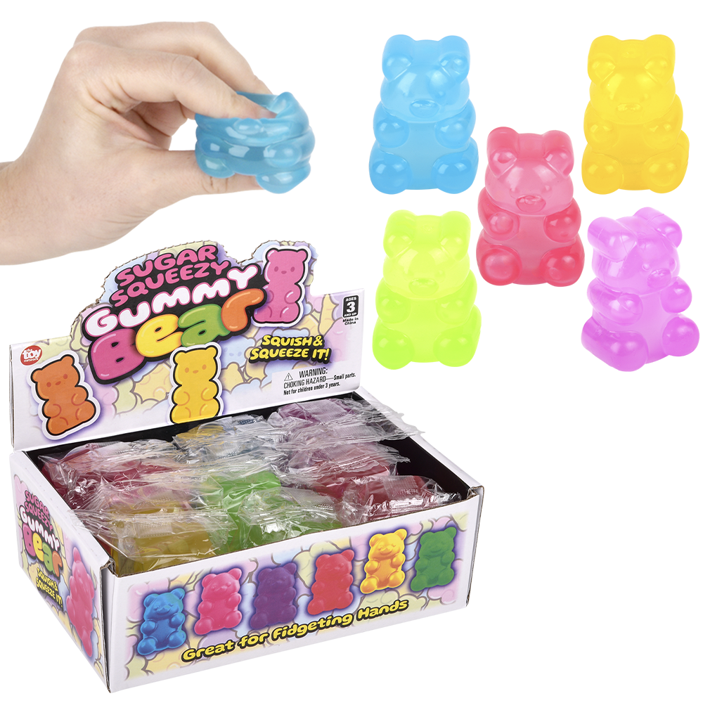 (T) 2" SUGAR SQUEEZY YUMMY BEAR       12/DISP