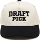 Kid/Baby 2-Tone Cap: Draft Pick - Black/Beige