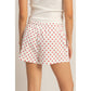 Polka Dot Drawstring Shorts