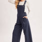 WIDE-LEG OVERALLS JUMPSUIT