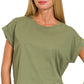 `".Cotton Short Sleeve Tee