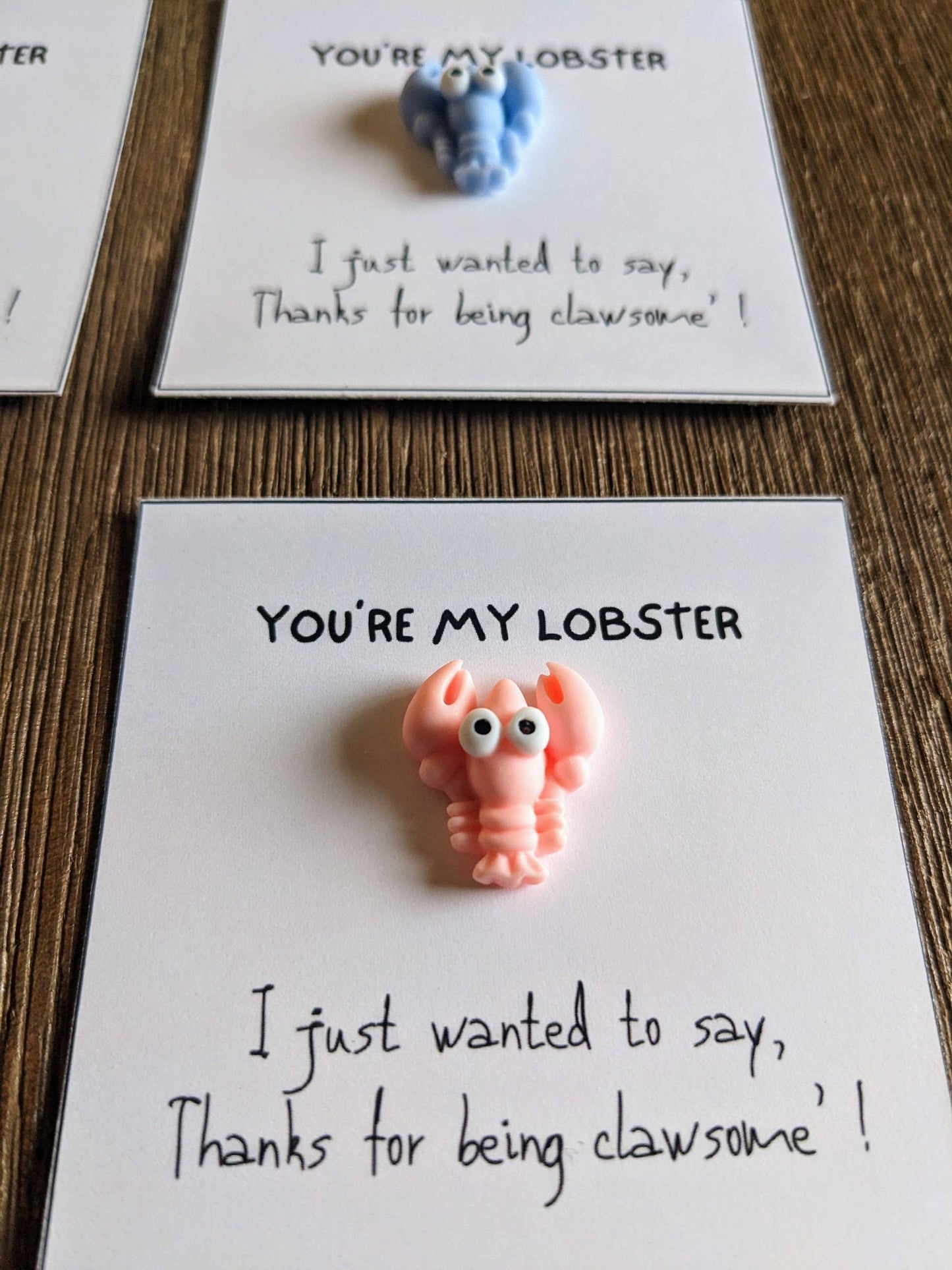 Lobster Appreciation Love & Motivation Card