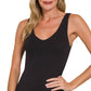 `Premium Rayon Double Layered Tank Top - Zenana