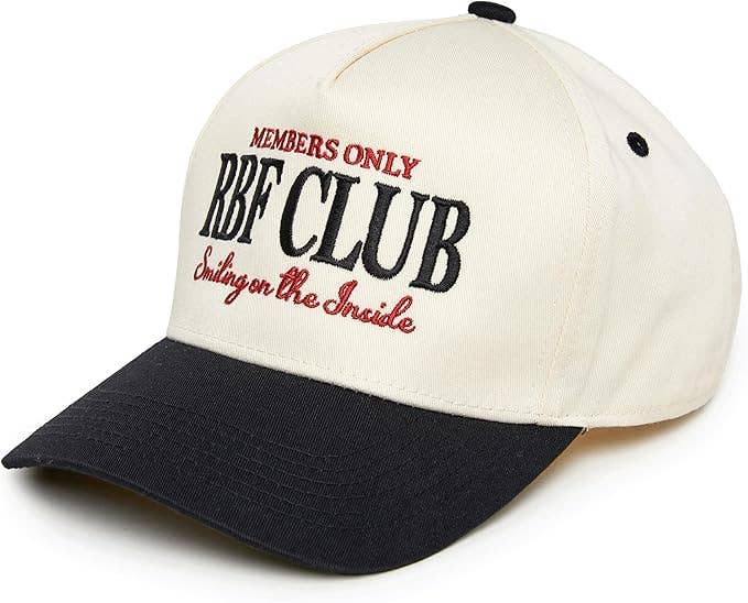 Two Tone Cap -  RBF Club - Beige/Black