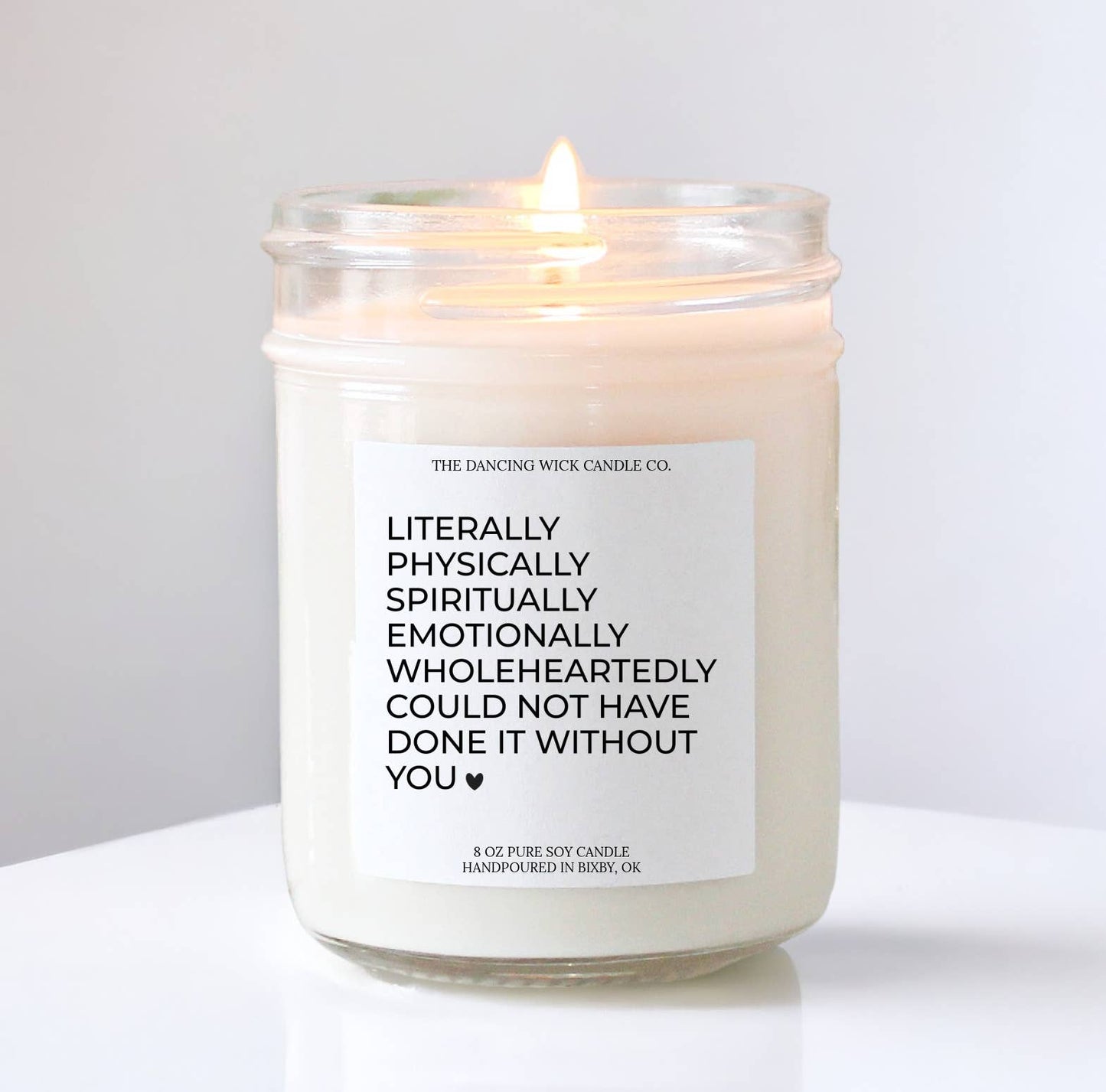 Thank you Gift Candle / Mahogany & Teakwood