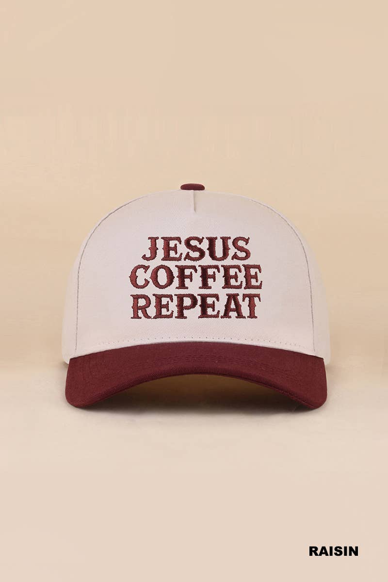 Coffee & Jesus Two Tone Cotton Hat