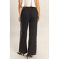 Lace Trim Wide Leg Pants