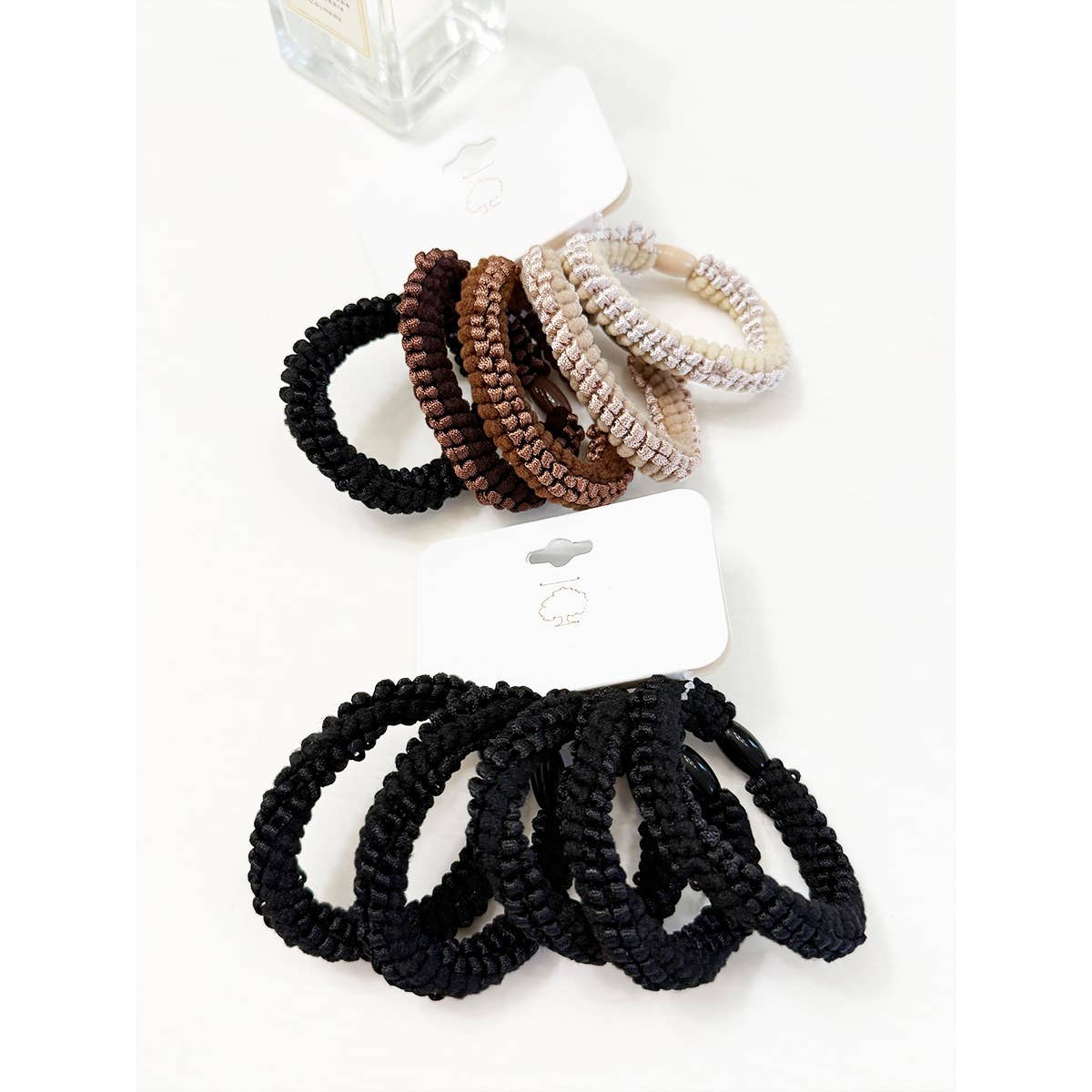 Brown Tone Multi Design Hair Ties