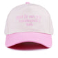 `Put It On My Husband's Tab Two Tone Canvas Cap