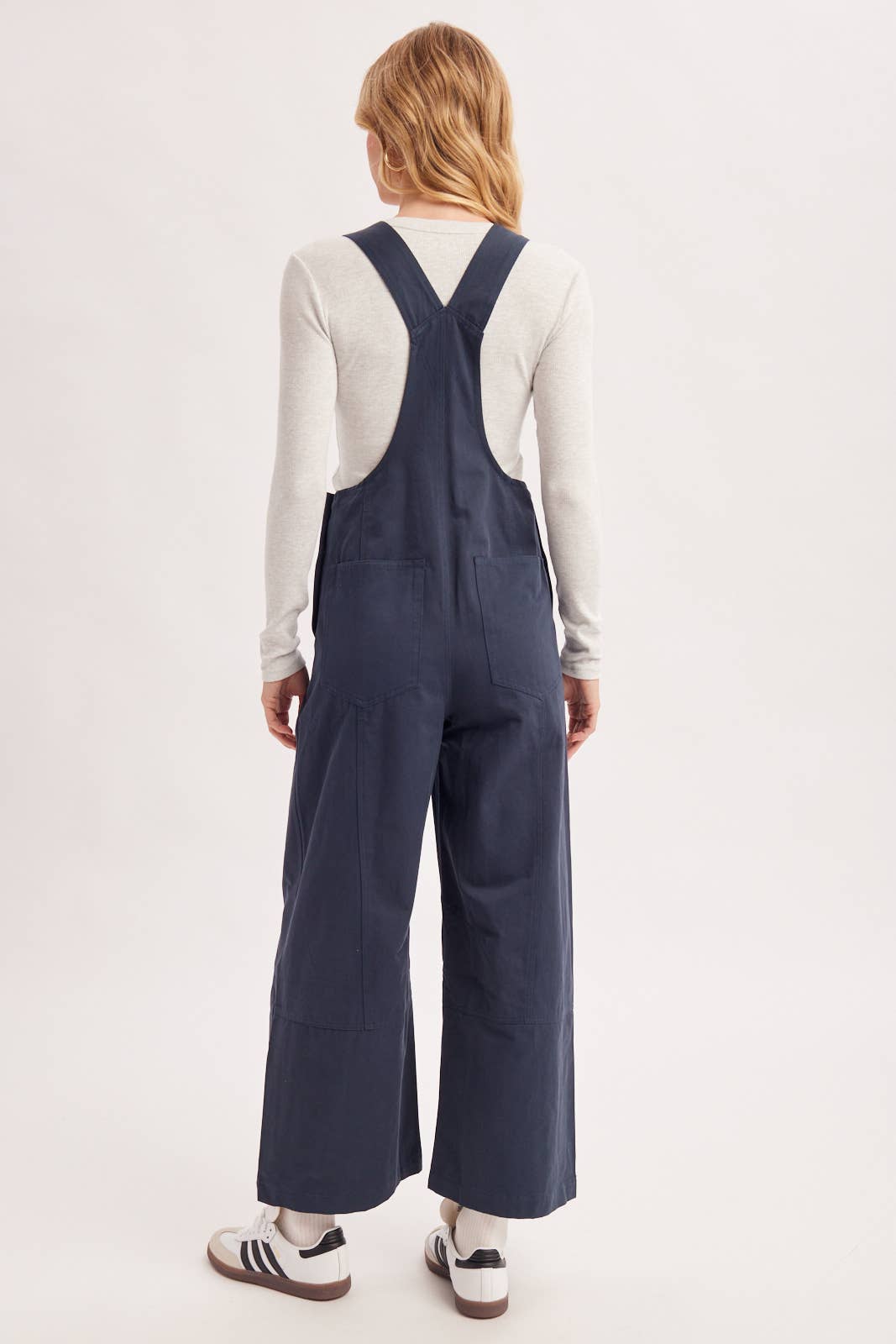 WIDE-LEG OVERALLS JUMPSUIT
