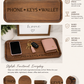 Phone • Keys • Wallet Valet Tray Large
