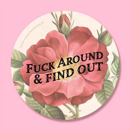 Fuck Around and Find Out - Vinyl Sticker