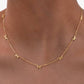 18K STAINLESS STEEL TARNISH FREE BOW NECKLACE | 40NK9512