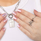 18K Gold PVD Stainless Steel Adjustable Bow Ring