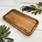 It's So Good To Be Home Acacia Wood Engraved Catch All Tray